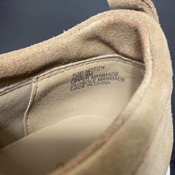 MATISSE Top Notch Sneaker In Tan Suede Size 8 - Picture 6 of 10